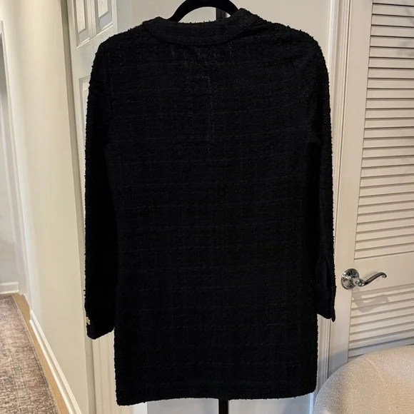 ZARA Black Tweed Button Dress – XS (NWT) - Picture 7 of 7